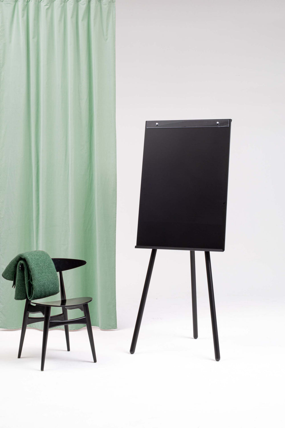 Klappbares Flipchart Foldable in schwarz