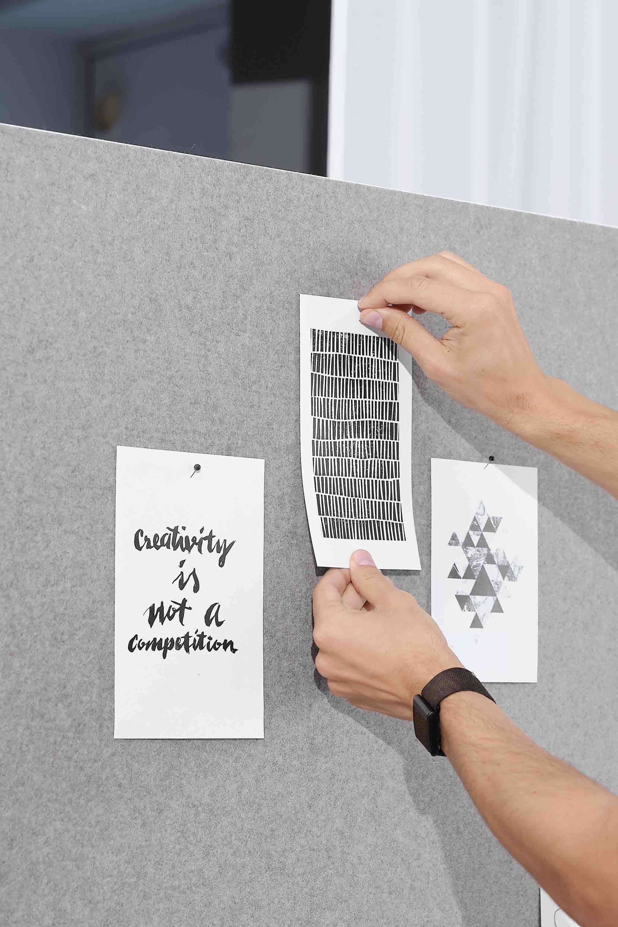 Pinnwand Pin Up on Tour 120 cm, weiß