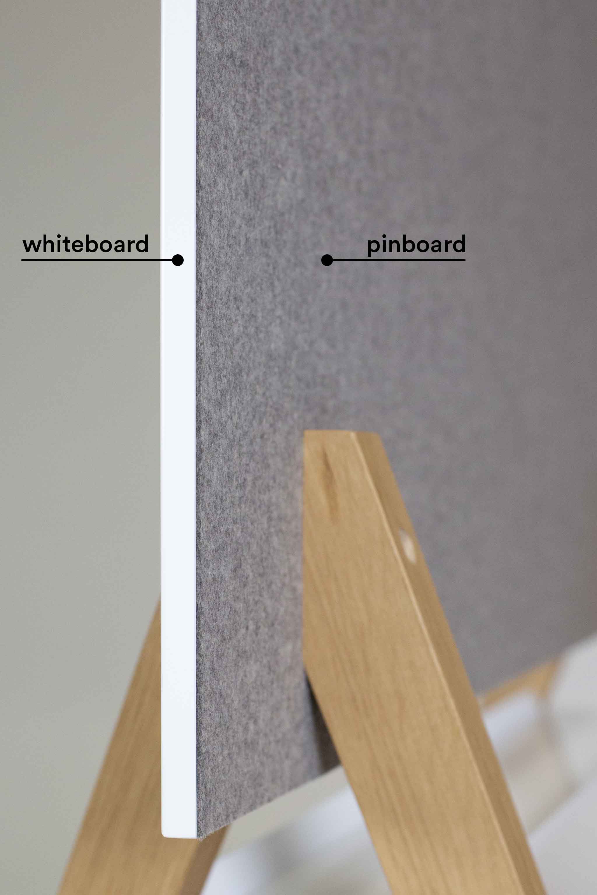 Pinnwand Pin Up on Tour 120 cm, weiß