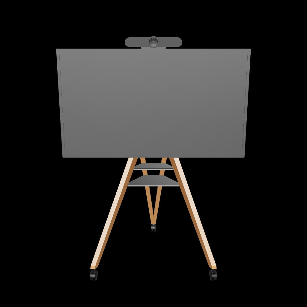 3D Ansicht zum drehen von Monitorständer Front Row